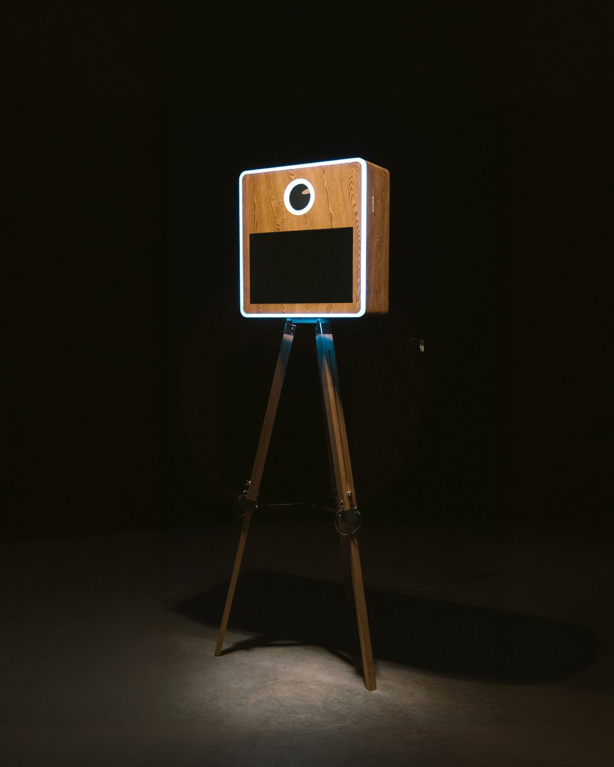 The Wooden, handcrafted wood photo booth rental by PicPop, Southern California